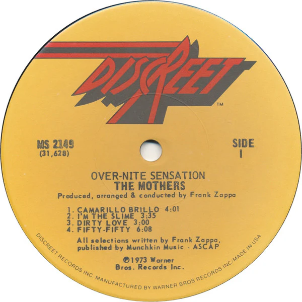 The Mothers - Over-Nite Sensation (LP, Album, Jac) (Very Good Plus (VG+)) - Image 5
