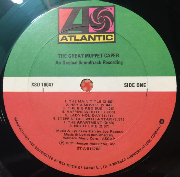 The Muppets - The Great Muppet Caper (An Original Soundtrack Recording) (LP, Album) (Very Good Plus (VG+)) - Image 3