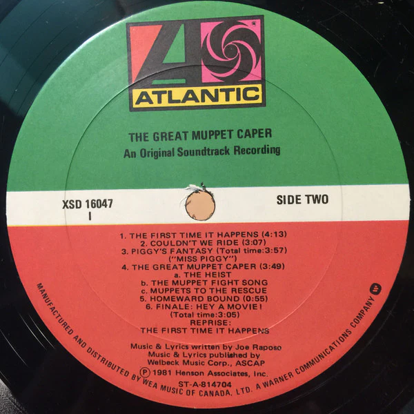 The Muppets - The Great Muppet Caper (An Original Soundtrack Recording) (LP, Album) (Very Good Plus (VG+)) - Image 4