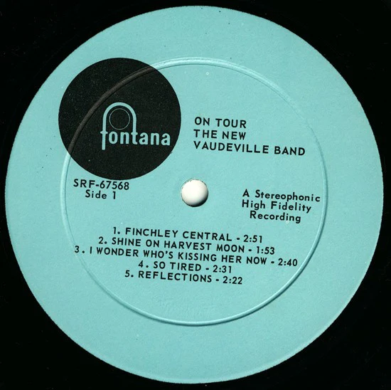 The New Vaudeville Band - On Tour (LP, Album) (Very Good Plus (VG+)) - Image 2