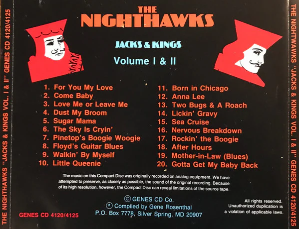 The Nighthawks - Jacks & Kings Vol. I & II (CD, Comp) (Near Mint (NM or M-)) - Image 2