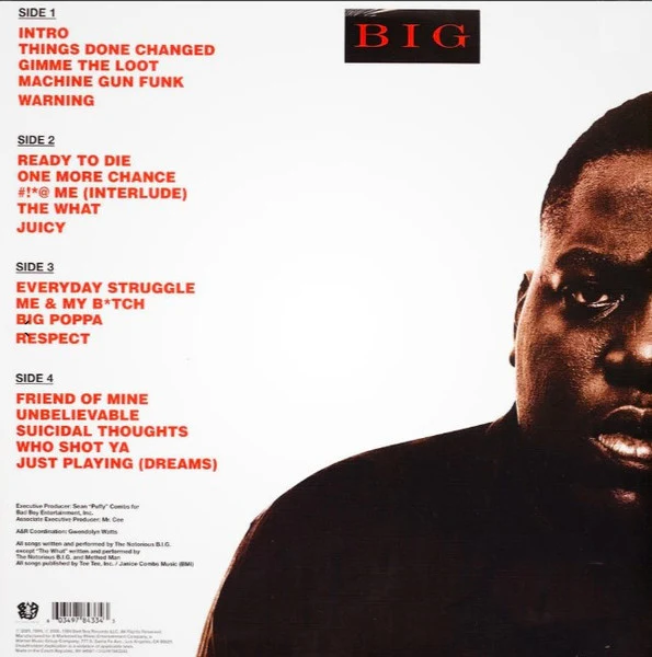 The Notorious BIG* - Ready To Die (2xLP, Album, RE) (Mint (M)) NEW & SEALED - Image 2
