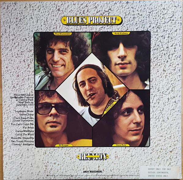 The Blues Project - Reunion In Central Park (2xLP, Album, Glo) (Very Good Plus (VG+)) - Image 2
