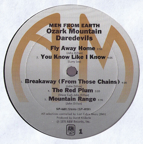 The Ozark Mountain Daredevils - Men From Earth (LP, Album, Ter) (Very Good Plus (VG+)) - Image 3