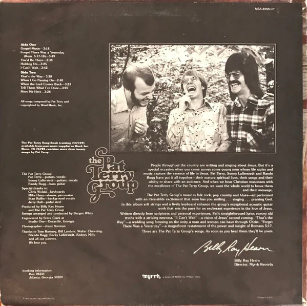 The Pat Terry Group - The Pat Terry Group (LP, Album, Gre) (Very Good Plus (VG+)) - Image 4