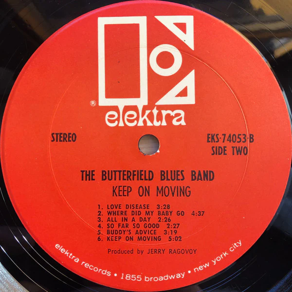 The Paul Butterfield Blues Band - Keep On Moving (LP, Album, CTH) (Very Good Plus (VG+)) - Image 4