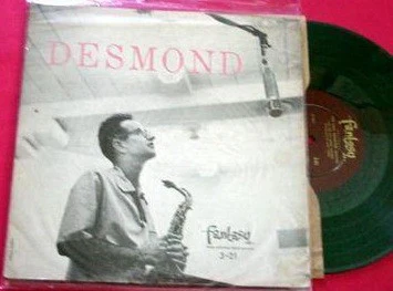 The Paul Desmond Quintet - Desmond (10", Gre) (Very Good Plus (VG+))