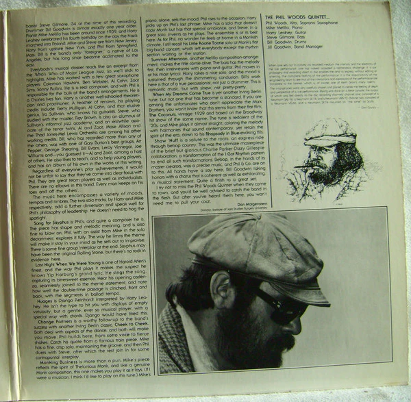 The Phil Woods Quintet - Song For Sisyphus (LP, Album, Ltd, Dir) (Very Good Plus (VG+)) - Image 4