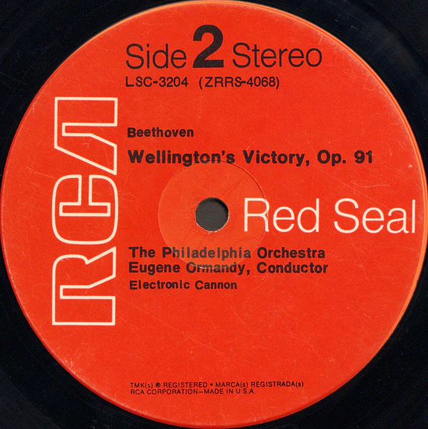 The Philadelphia Orchestra, Eugene Ormandy - 1812 Overture / Wellington's Victory (LP) (Near Mint (NM or M-)) - Image 4