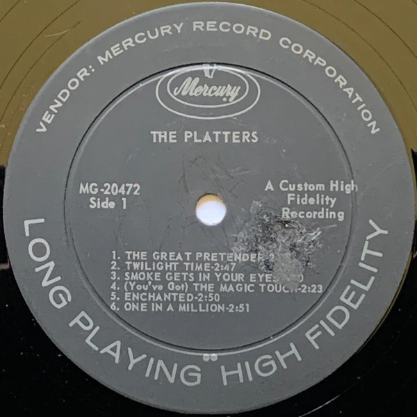 The Platters - Encore Of Golden Hits (LP, Comp, Mono, RP) (Very Good Plus (VG+)) - Image 3