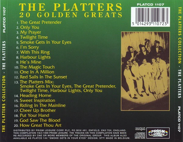 The Platters - The Platters Collection (CD, Comp, RE) (Near Mint (NM or M-)) - Image 2