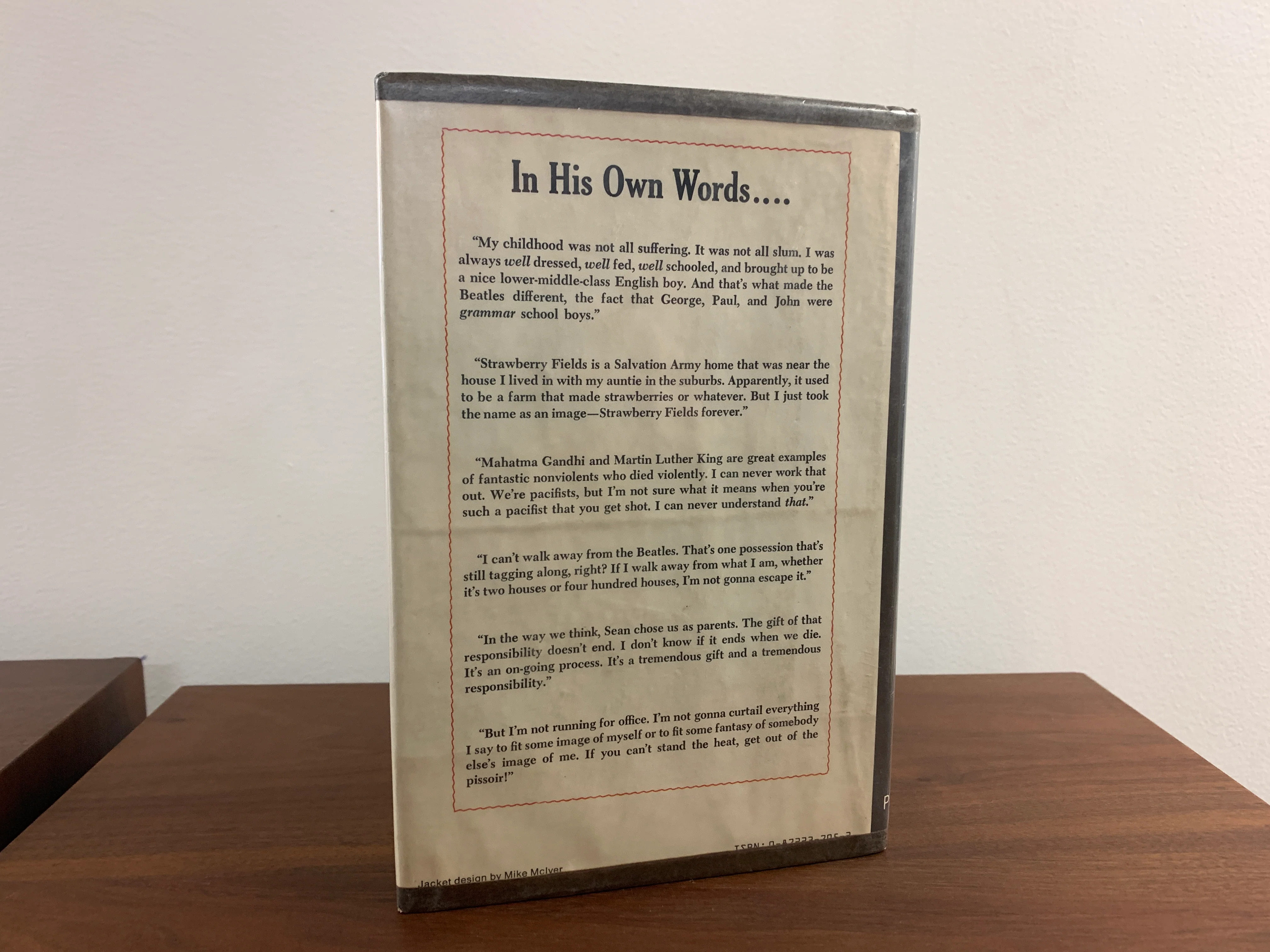 The Playboy Interviews with John Lennon & Yoko Ono. Hardcover Book. First Edition. - Image 2