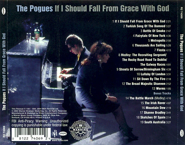 The Pogues - If I Should Fall From Grace With God (CD, Album, RE, RM) (Near Mint (NM or M-)) - Image 2