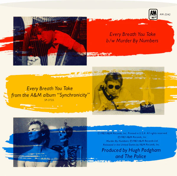 The Police - Every Breath You Take (7", Single, Styrene, W -) (Very Good Plus (VG+)) - Image 2