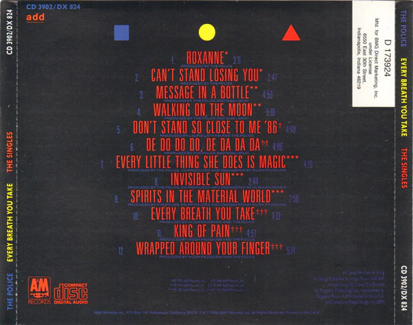 The Police - Every Breath You Take (The Singles) (CD, Comp, Club, RM) (Very Good Plus (VG+)) - Image 2