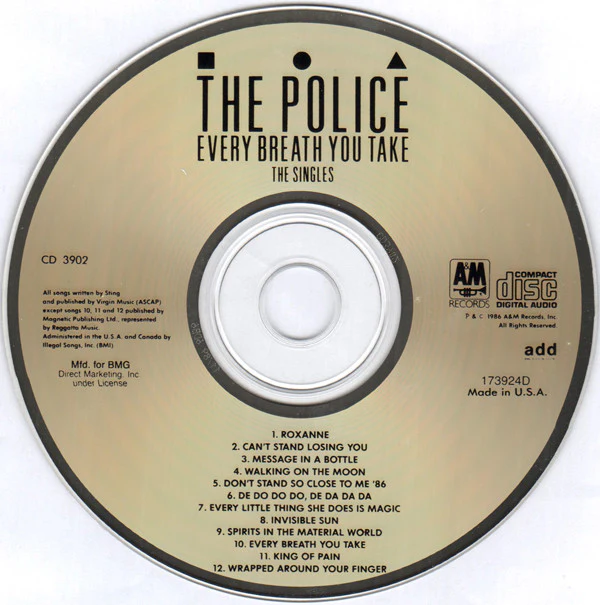 The Police - Every Breath You Take (The Singles) (CD, Comp, Club, RM) (Very Good Plus (VG+)) - Image 3