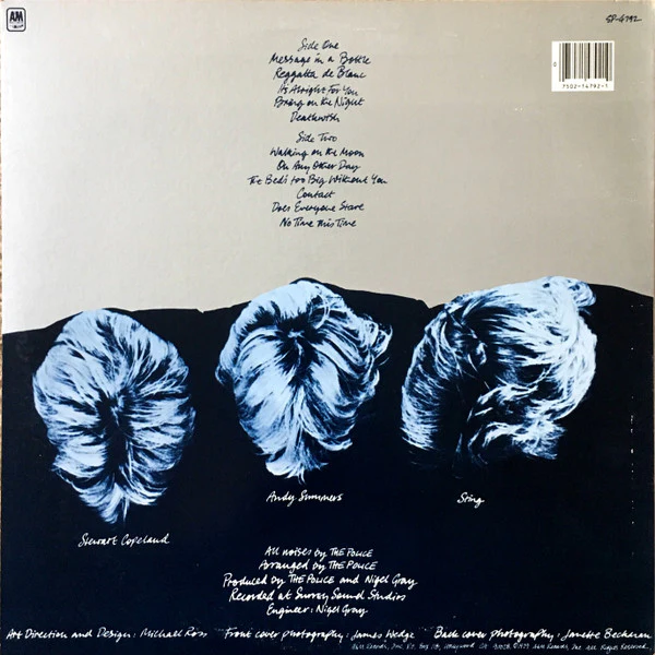The Police - Reggatta De Blanc (LP, Album, Pit) (Very Good Plus (VG+)) - Image 2