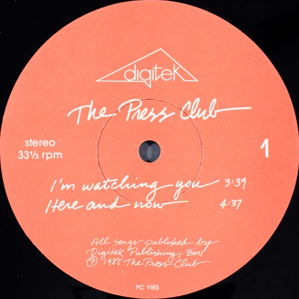 The Press Club - It's No Game (12", EP) (Very Good Plus (VG+)) - Image 3