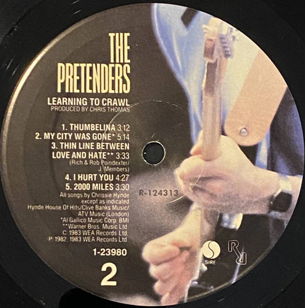 The Pretenders - Learning To Crawl (LP, Album, Club, SRC) (Very Good (VG)) - Image 4