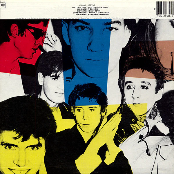 The Psychedelic Furs - Talk Talk Talk (LP, Album, RE, Ter) (Near Mint (NM or M-)) - Image 2