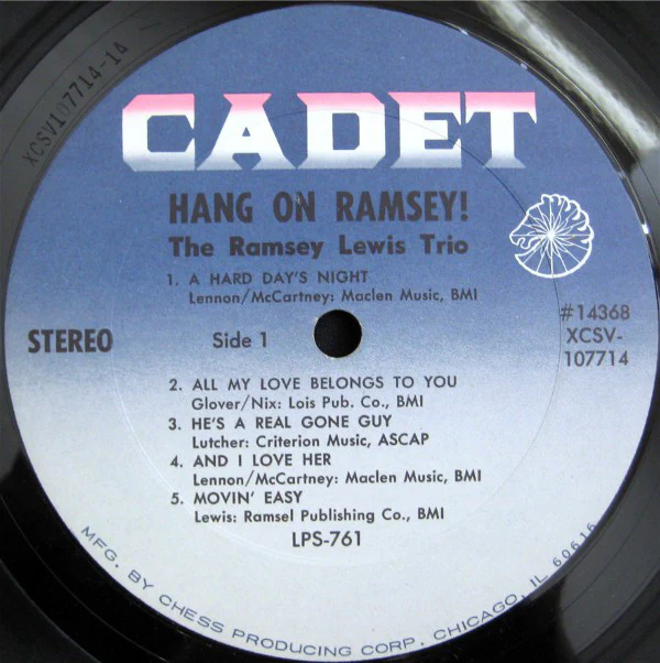 The Ramsey Lewis Trio - Hang On Ramsey! (LP, Album) (Very Good Plus (VG+)) - Image 2