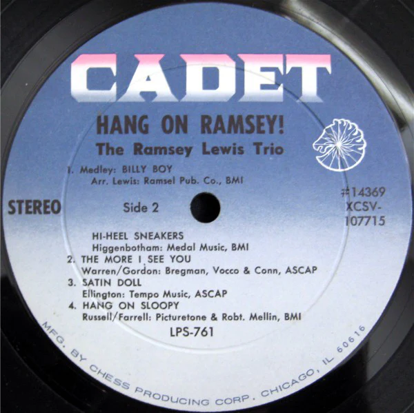 The Ramsey Lewis Trio - Hang On Ramsey! (LP, Album) (Very Good Plus (VG+)) - Image 3