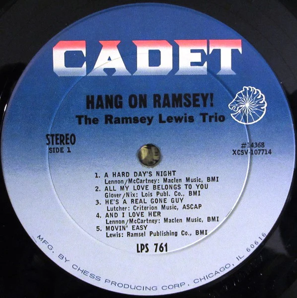 The Ramsey Lewis Trio - Hang On Ramsey! (LP, Album) (Very Good Plus (VG+)) - Image 3