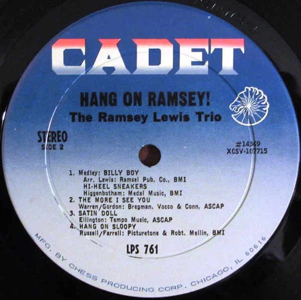The Ramsey Lewis Trio - Hang On Ramsey! (LP, Album) (Very Good Plus (VG+)) - Image 4