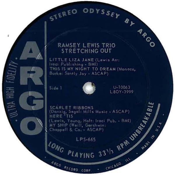 The Ramsey Lewis Trio - Stretching Out (LP, Album) (Very Good Plus (VG+)) - Image 3
