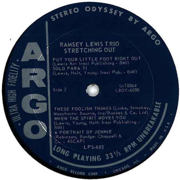 The Ramsey Lewis Trio - Stretching Out (LP, Album) (Very Good Plus (VG+)) - Image 4