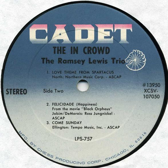 The Ramsey Lewis Trio - The In Crowd (LP, Album, RE, Ter) (Very Good Plus (VG+)) - Image 4