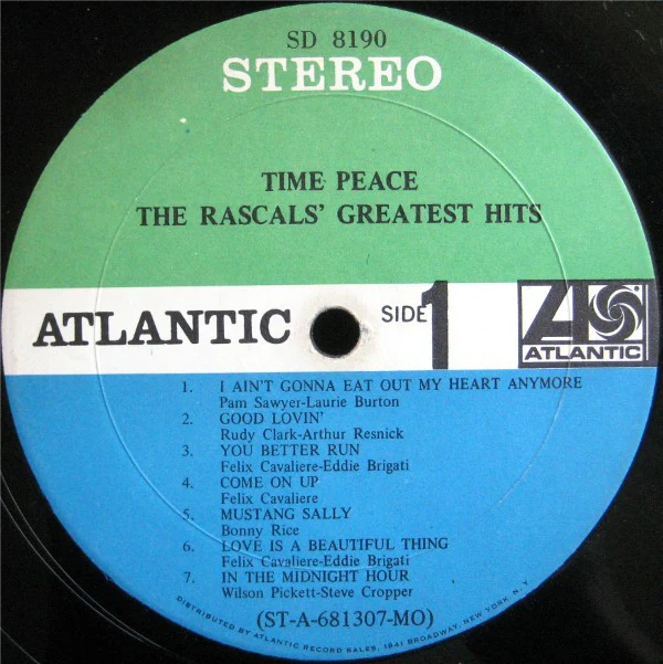 The Rascals - Time Peace: The Rascals' Greatest Hits (LP, Comp, MO ) (Mint (M)) - Image 5