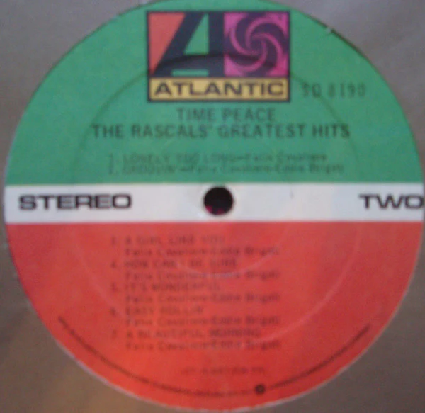 The Rascals - Time Peace: The Rascals' Greatest Hits (LP, Comp, RE, Pre) (Near Mint (NM or M-)) - Image 4