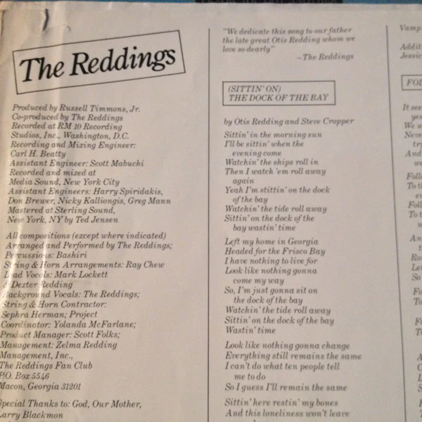 The Reddings - Steamin' Hot (LP, Album) (Very Good (VG)) - Image 5