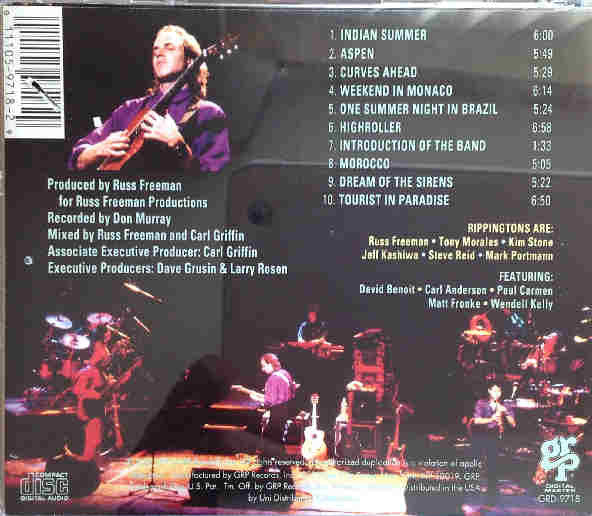 The Rippingtons Featuring Russ Freeman  - Live In L.A. (CD, Album) (Near Mint (NM or M-)) - Image 3