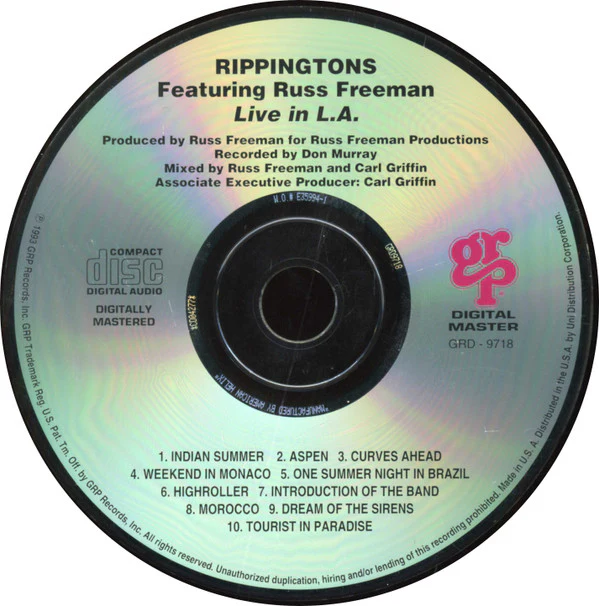 The Rippingtons Featuring Russ Freeman  - Live In L.A. (CD, Album) (Near Mint (NM or M-)) - Image 4