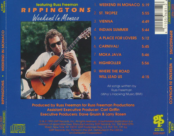 The Rippingtons, Russ Freeman - Weekend In Monaco (CD, Album, Promo) (Near Mint (NM or M-)) - Image 2