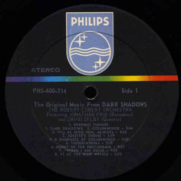 The Robert Cobert Orchestra Featuring Jonathan Frid And David Selby - The Original Music From ABC-TV's Dark Shadows (LP, Album) (Very Good (VG)) - Image 3