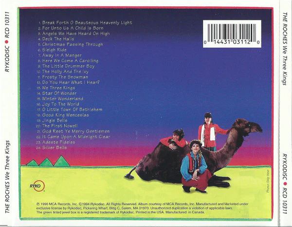 The Roches - We Three Kings (CD, Album, RE) (Near Mint (NM or M-)) - Image 2