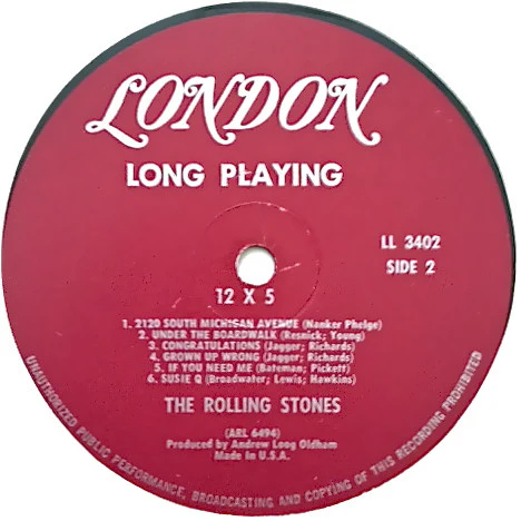 The Rolling Stones - 12 X 5 (LP, Album, Mono) (Good Plus (G+)) - Image 4