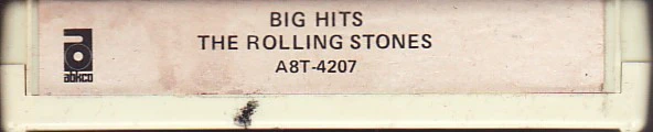 The Rolling Stones - Big Hits (High Tide And Green Grass) (8-Trk, Comp, RE) (Very Good (VG)) - Image 2