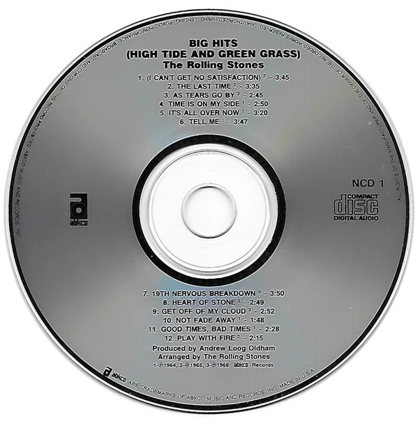 The Rolling Stones - Big Hits (High Tide And Green Grass) (CD, Comp, RE) (Near Mint (NM or M-)) - Image 3