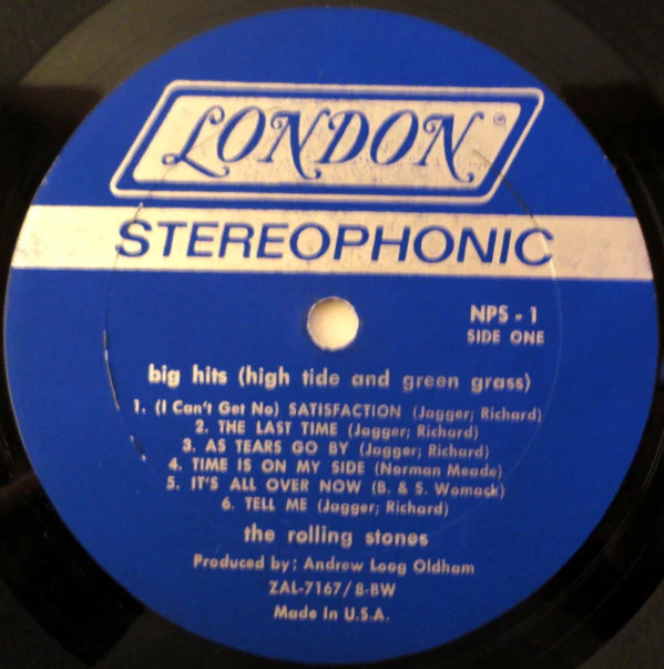 The Rolling Stones - Big Hits (High Tide And Green Grass) (LP, Comp, Bes) (Very Good (VG)) - Image 3