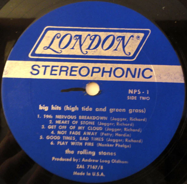 The Rolling Stones - Big Hits (High Tide And Green Grass) (LP, Comp, Bes) (Very Good (VG)) - Image 4