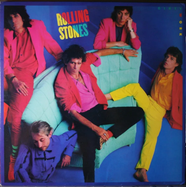 The Rolling Stones - Dirty Work (LP, Album, Car) (Very Good Plus (VG+))
