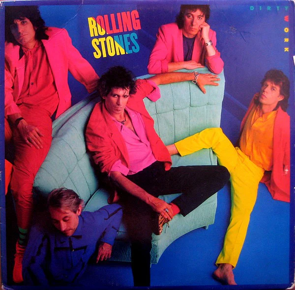 The Rolling Stones - Dirty Work (LP, Album, Pit) (Very Good Plus (VG+))