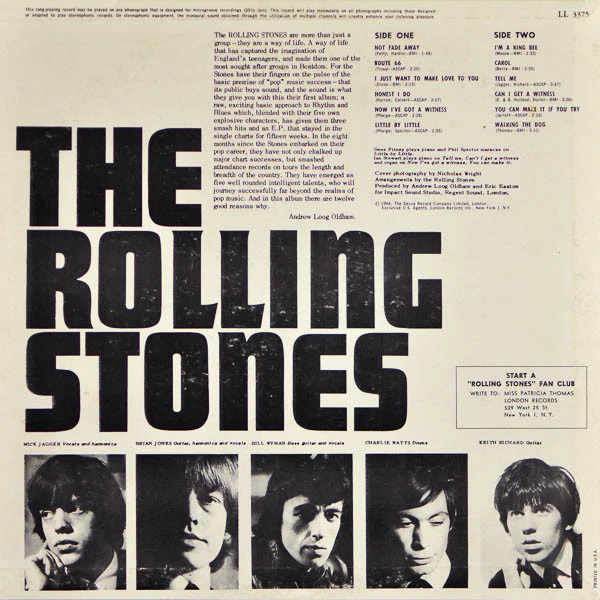 The Rolling Stones - England's Newest Hit Makers (LP, Album, Mono, Glo) (Very Good (VG)) - Image 2