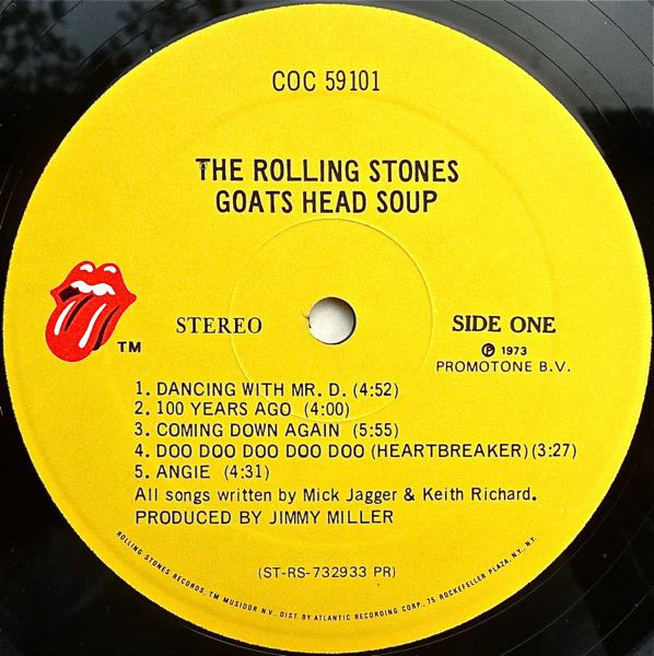 The Rolling Stones - Goats Head Soup (LP, Album, PR ) (Very Good Plus (VG+)) - Image 4