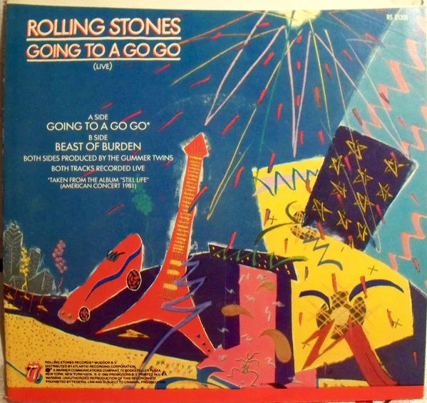 The Rolling Stones - Going To A Go Go (Live) (7", Single, Spe) (Good Plus (G+)) - Image 2