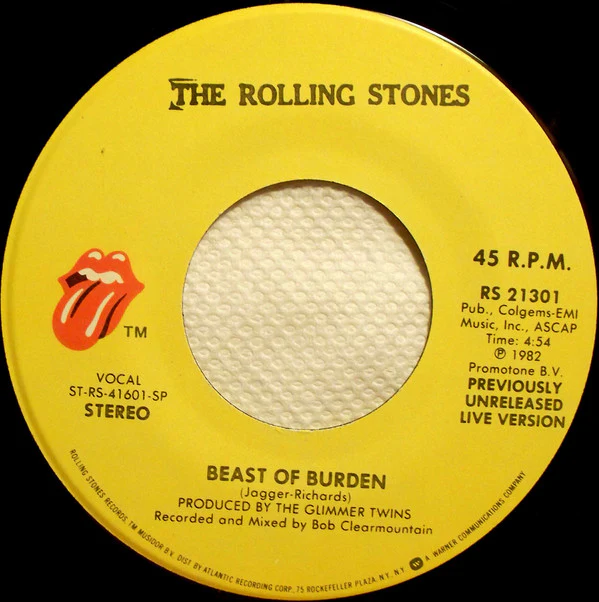 The Rolling Stones - Going To A Go Go (Live) (7", Single, Spe) (Good Plus (G+)) - Image 4